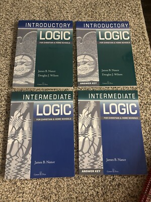 Introductory And Intermediate Logic Set Of 4 Books James Nance Homeschool