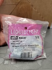 Hubbell Liquid Tight 1/2", 90  Connector - Insulated Throat, 3542-8, Free Shipp