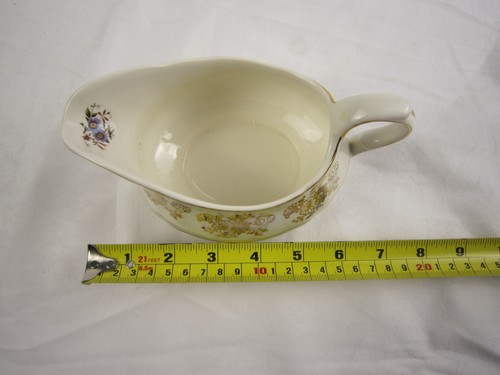 Alfred Meakin England Gravy Boat / Bowl Golden Posy 22k - Picture 7 of 7