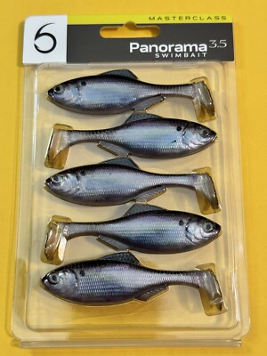  New Release  MASTERCLASS 6th Sense Panorama Paddle Tail 3.5  Live Gizzard Shad