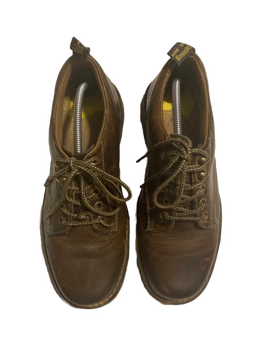 Dr Martens Lachlan Air Wair Brown Leather Lace Up Oxford  display picture 3