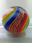 JODY FINE LARGE HAND MADE GLASS LATTICINO MARBLE APPX. 1.16 " — photo 5