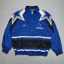 Dallas Cowboys 1990s Authentic Pro Line Apex One Vintage Collar Jacket NFL XL