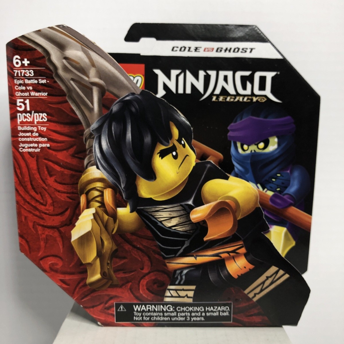 Ninjago Legacy Lego Set Epic Battle Cole vs. Ghost Warrior