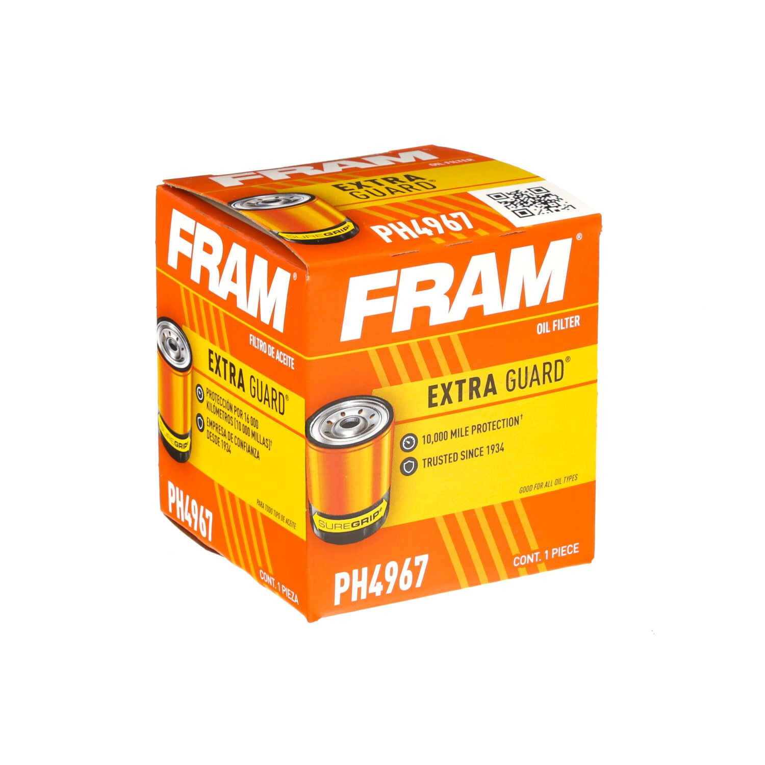 FRAM EXTRA GUARD PH4967 OIL FILTER NEW