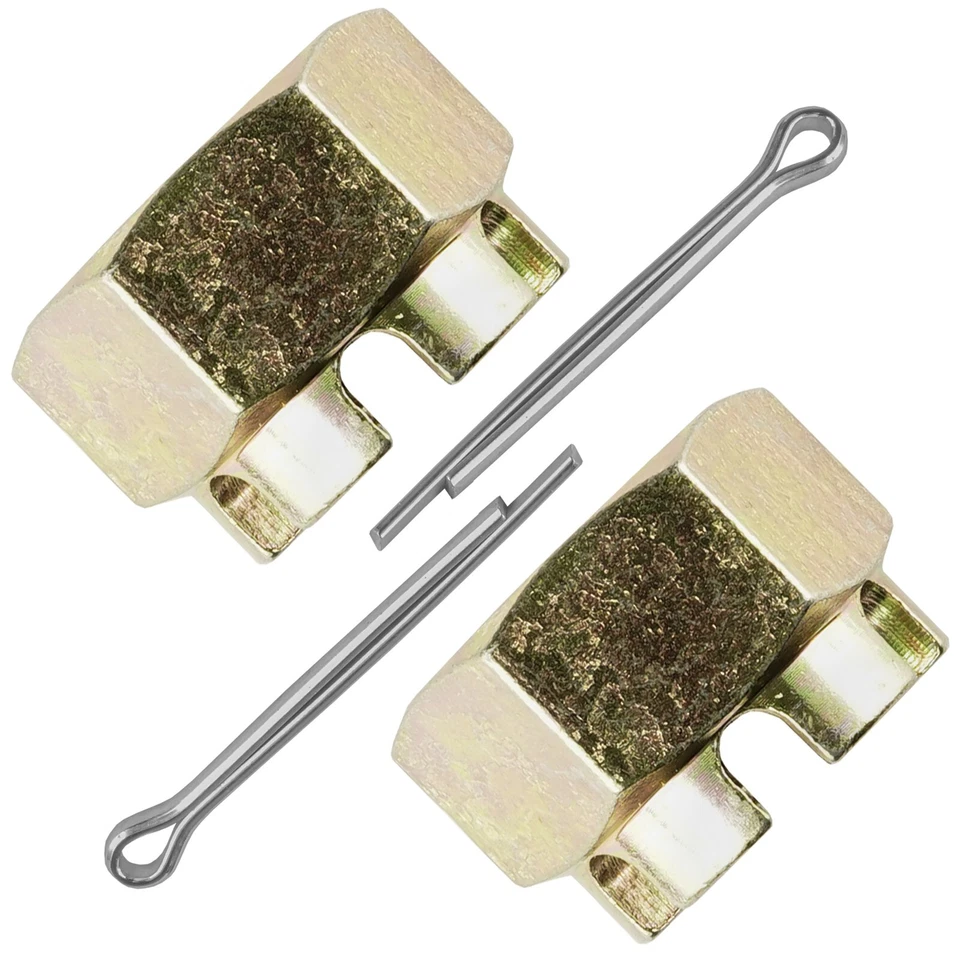 2x Tuerca de castillo de eje trasero con pasador para Polaris Magnum 500 4x4 1999-2003/RMK 2x4 2002 Foto 4 de 4