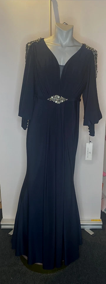 Abendkleid Damen v. Legenda dunkelblau Gr. 48 - Bild 4 von 4