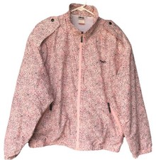 Vintage Track Suit M Jacket  Pants Set High Rise Badass Nylon USA LINED