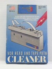 VINTAGE Allsop 3 VCR Head and Tape Path Cleaner in Original Box