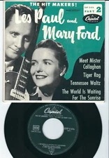 Country - Paul & Mary Ford CAPITOL EAP 2-416 Mr Callaghan / Tiger rag + 2 ♫ 1959