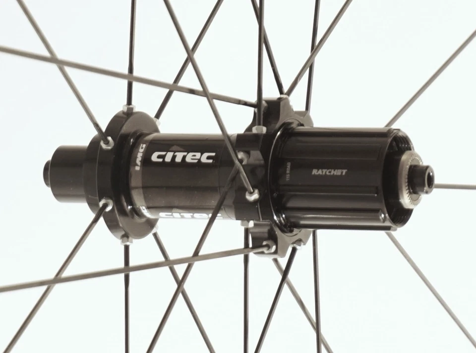 Rennrad Laufrad Alu 1 Satz Citec 3000 S Aero RB 16/21 sw - Bild 4 von 4