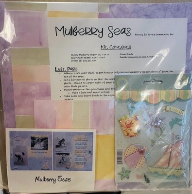 SCRAPBOOKING KITS GALORE by Scrap Jammies - Incls Paper, Embellishments, Layout
