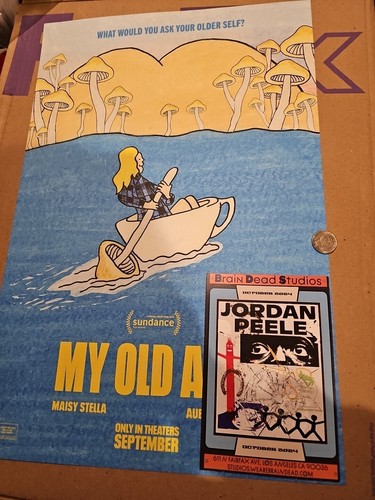 MY OLD ASS 2024 Original Promotional POSTER 17 X 12 Aubrey Plaza Percy Maisy - Picture 6 of 6