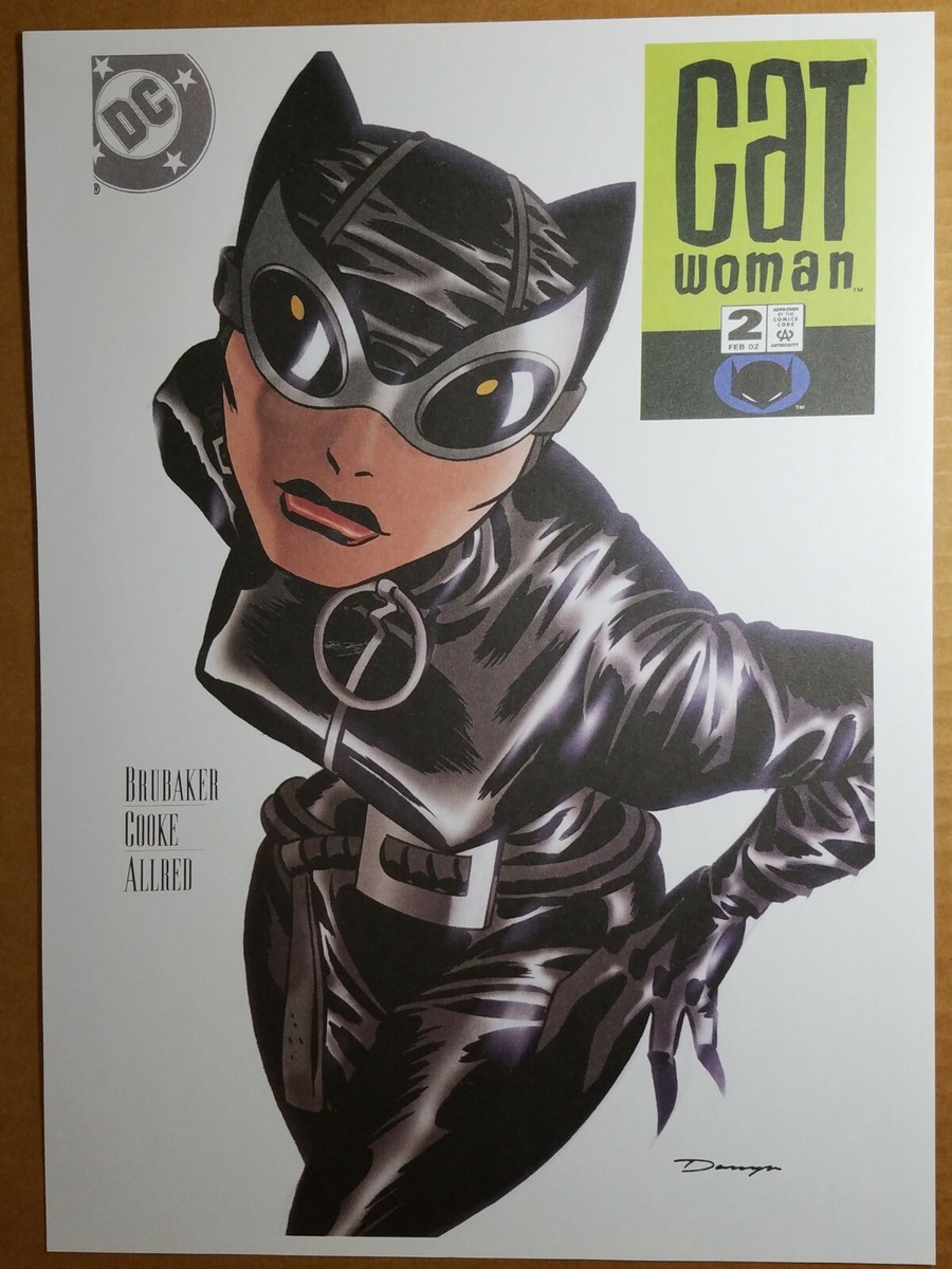 Catwoman 2 Batman DC Comics Poster by Darwyn Cooke | eBay