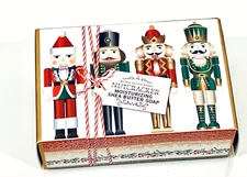 MICHEL DESIGN WORKS BOXED SHEA BUTTER SOAP NUTCRACKER 4.5 OZ.