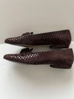 MAGDESIANS  SHOES - BROWN CHECKERS TASSELS- 3/4" HEEL PUMPS - SIZE:  8 1/2 N — photo 3