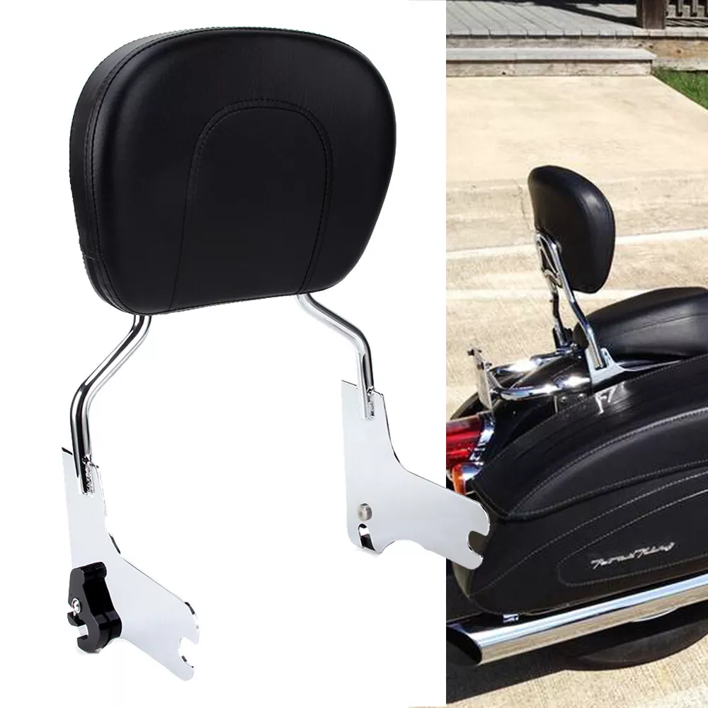 Backrest Sissy Bar For Harley Touring Road King Electra Street Glide FL 1997 08