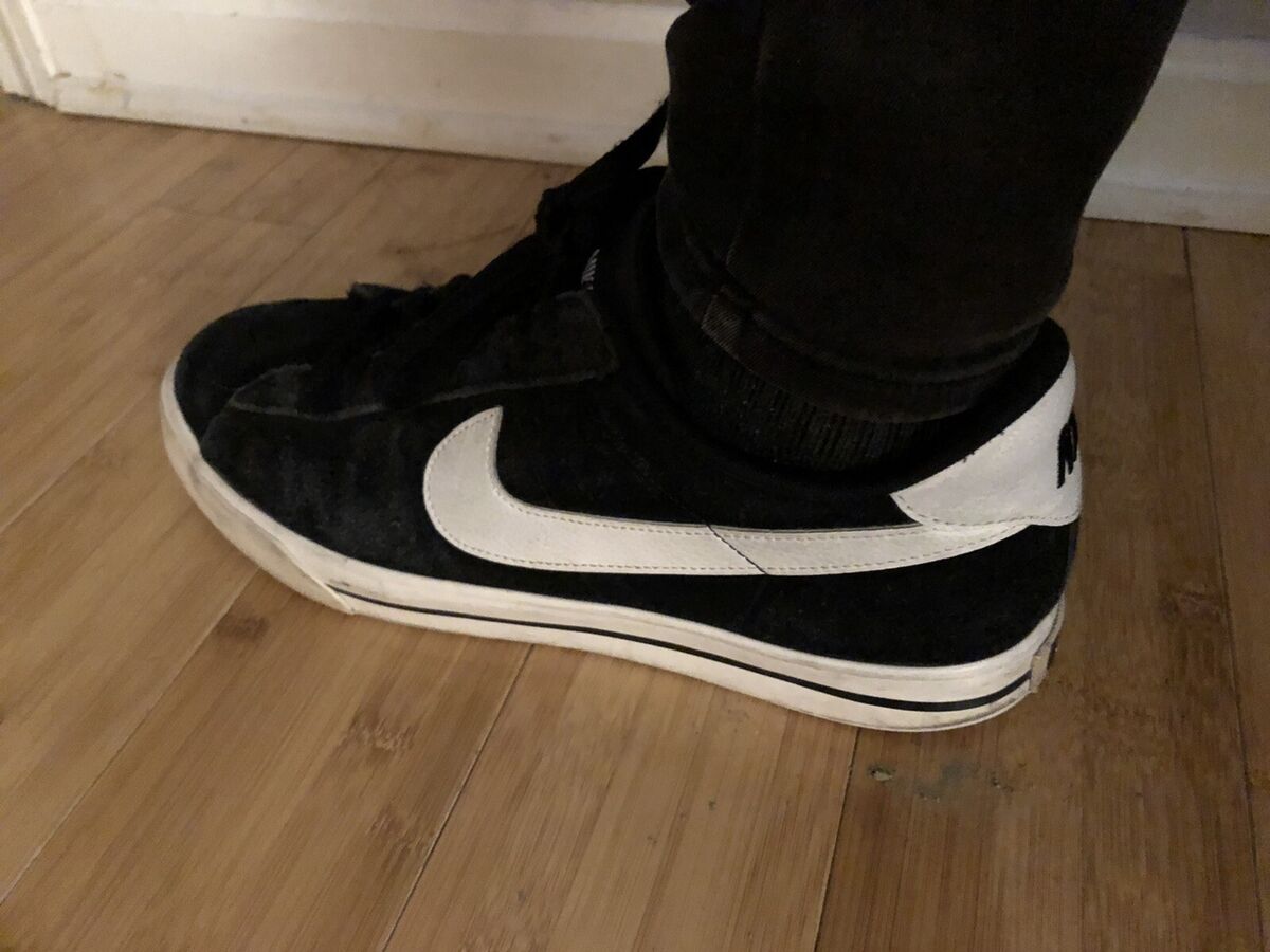 Nike Men's Black White Sweet Classic Low Top Shoes 318333 Nike Men's Black White Sweet Classic Low Top Shoes 318333