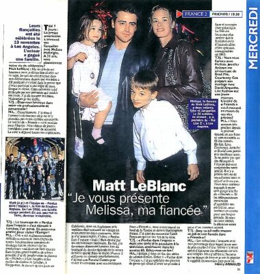 Clipping Presseschneider 1998 Matt LeBlanc (1 Seite1/3)