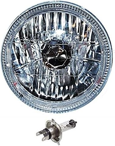 7" H6024 / 6014 Halogen Amber Led Halo Ring H4 Light Bulb Angel Eye Headlight - Picture 6 of 8