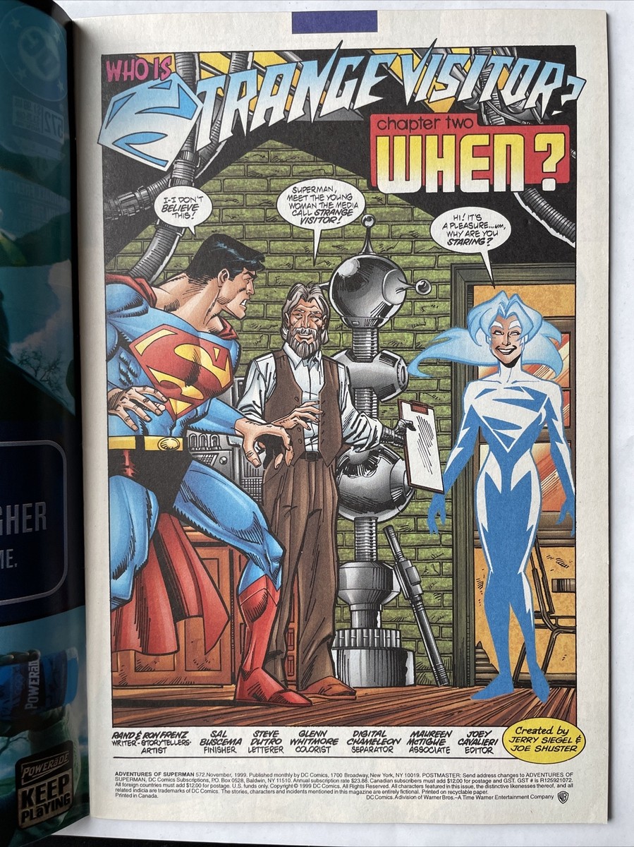 Adventures of Superman #572 (DC 1999) Strange Visitor! Randall