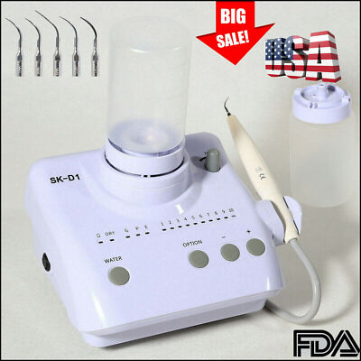 Dental Detachable Ultrasonic Scaler Handpiece Fit DTE SATELEC Tips 2 Bottles