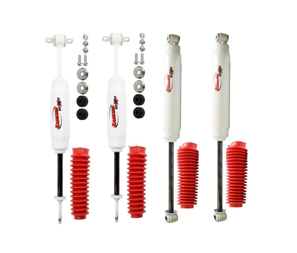 Rancho RS5000X Front Rear Pair Shock Absorber Kit 2.5