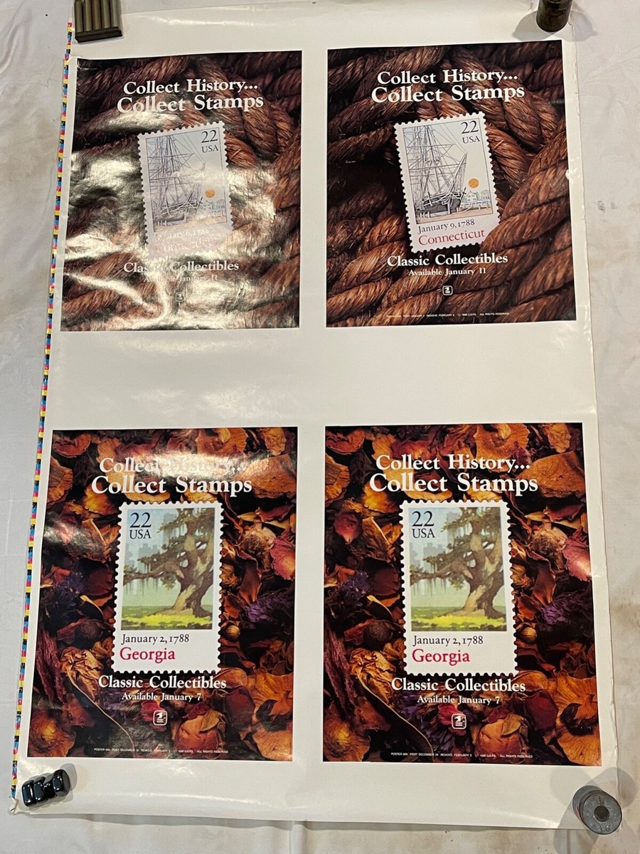 切手販促用ポスター Vintage USPS Promotional Poster Press sheet - Very Rare - 2893 | eBay