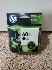 HP Ink Cartridge 60XL Black, Genuine Sealed Box Warranty ends 2023