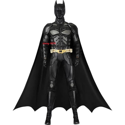 The Dark Knight Rises Batman Mono Conjunto Juegos con disfraces Halloween Disfraz Traje Zapato - Imagen 21 de 24