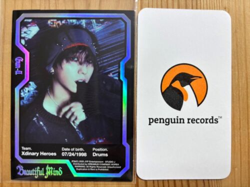 Xdinary Heroes - 6TH MINI Beautiful Mind JYPSHOP POB PHOTO CARD TRADING CARD - 第 6/38 張圖片