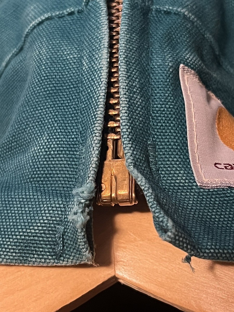 Carhartt Santa Fe Aqua JQ2132 Corduroy Collared Jacket Size L/Xl