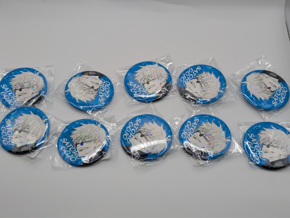 [NEW] Jujutsu Kaisen Satoru Gojo Can Badge /Made-to-order item, rare/ Set  of 10
