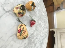 Pierre Deux french country decorative ornament set of 4