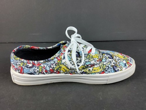 Disney Princess Graphic Canvas Women’s Lace Up Sneakers Shoes Size 6 - Picture 11 of 12