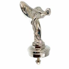 bolt CHROME Rolls Royce car  flying lady brass emblem 16 cm Spirit Ecstasy bolt