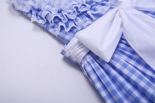 Vintage Girls Dresses Size 2 3 4 5 6 8 10 12 Christening Party Dress + Headband - Picture 11 of 12