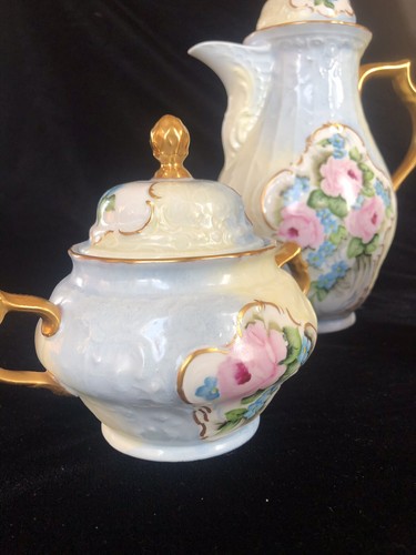 CAFETERA, CREMA Y AZÚCAR ROSENTHAL SANSSOUCI DE COLECCIÓN - Imagen 4 de 7