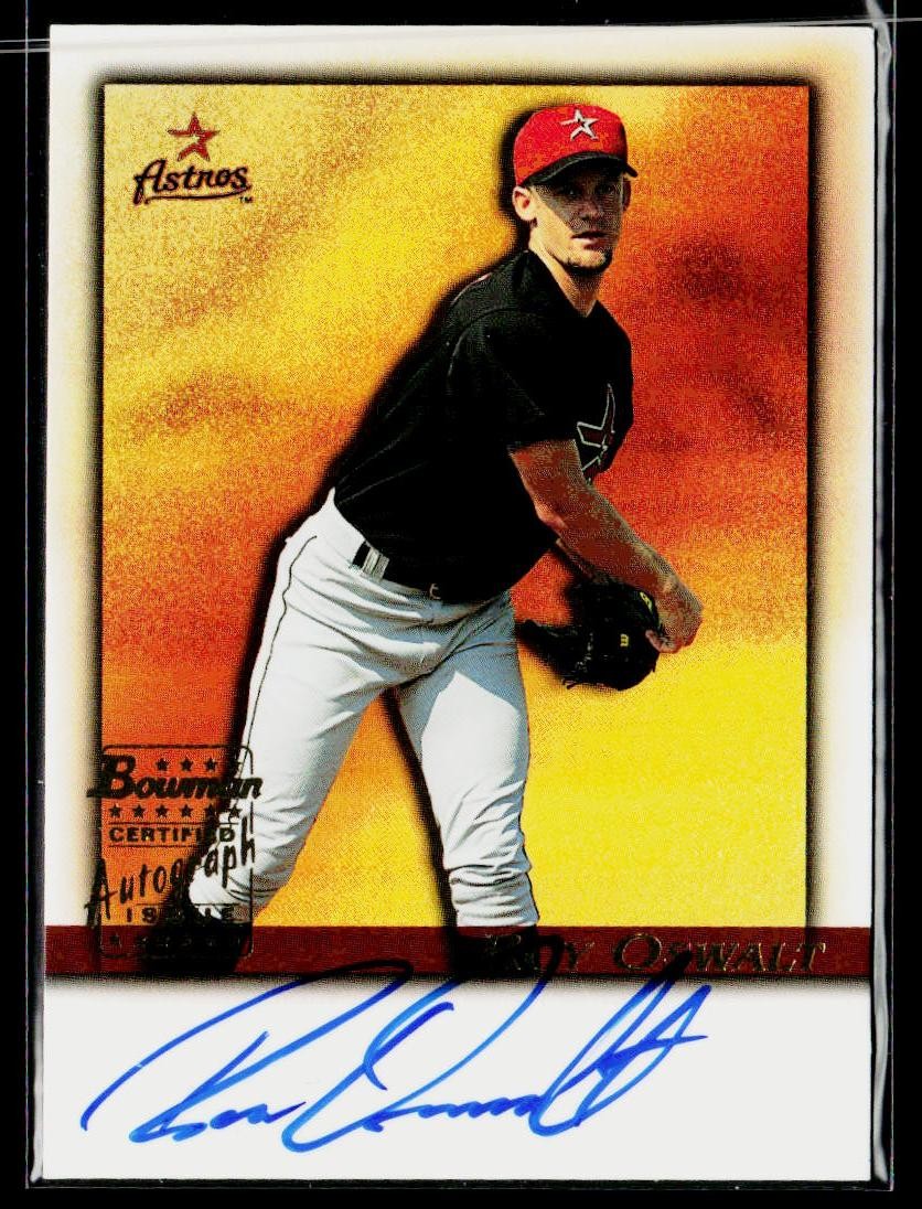 2001 Bowman Draft Picks & Prospects Auto Roy Oswalt #BDPA-RO Houston Astros
