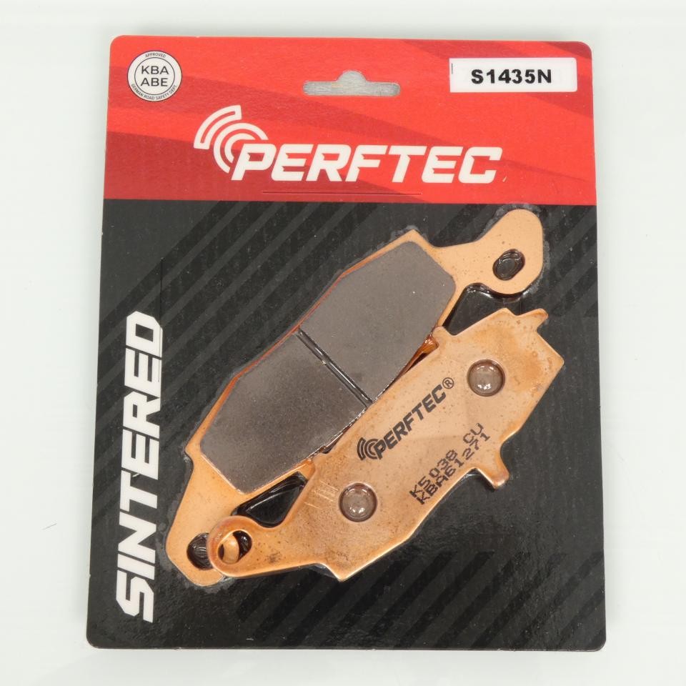 Plaquette de frein Perftec en métal fritté pour Kawasaki 750 Z S avant droit