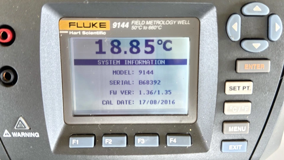 Fluke Hart 9144 Dry Well Temperature Calibrator 50C to 660C - Image 4 of 4