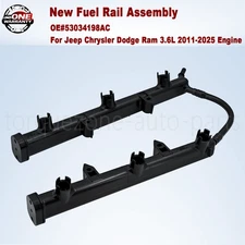 New Fuel Rail 53034198AC For Jeep Chrysler Dodge Ram 3.6L 2011-2025 Engine Gas