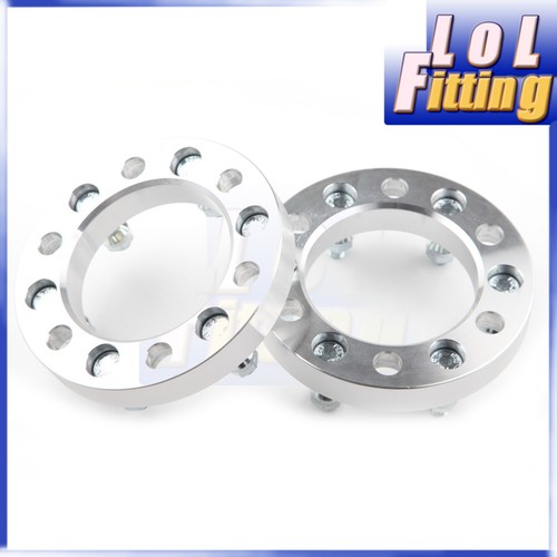 2PCS 6x5.5'' to 6x5.5'' |14x1.5 Studs |1" Thick | 108mm CB Wheel Spacer Adapters - Picture 3 of 5