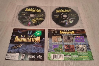 Total Annihilation (Windows 95 CD-ROM, 2 Discs, Cavedog) RARE COMPUTER GAME!