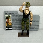 1986 G.I. Joe SGT SLAUGHTER v2  COMPLETE w/Card Near Mint! Triple T