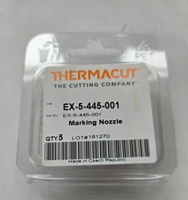 5 Pack THERMACUT Plasma Cutter Marking Nozzle EX-5-445-001