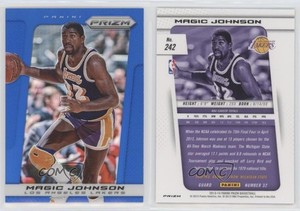 2013-14 Panini Prizm Wal-Mart Blue Prizm Magic Johnson #242 HOF