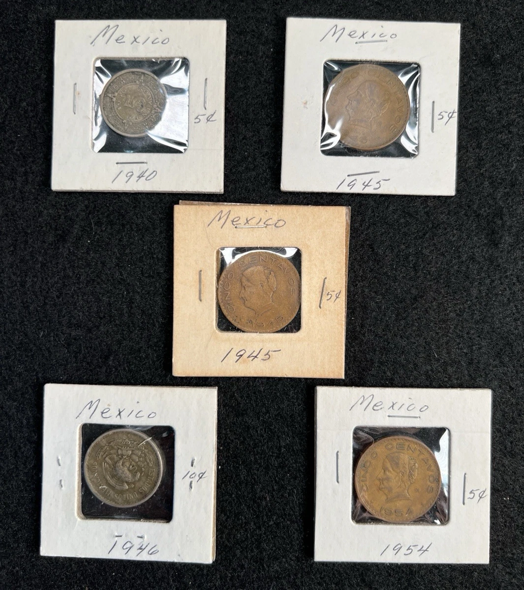 5 Centavos 1954 Mexican Coins (1905-Now) for sale | eBay