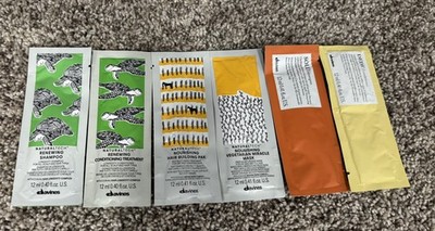 Davines Hair Care Sample Lot   Naturaltech Shampoo, Conditioner & Masks 