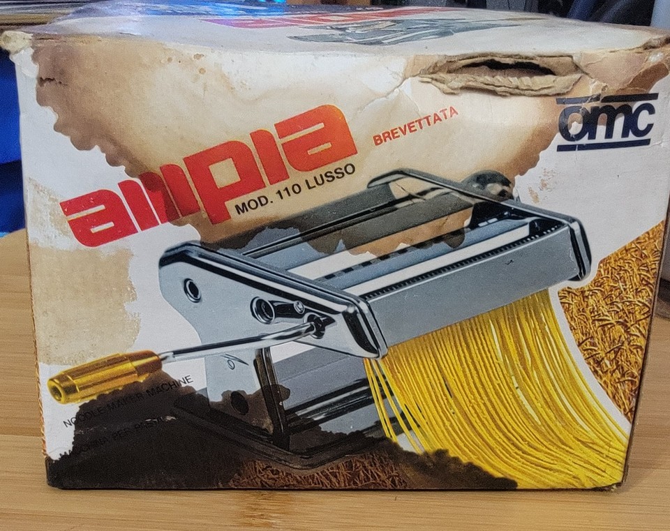 Vintage Marcato Ampia TIPO LUSSO n° Machine à pâtes 110, fabriquée en